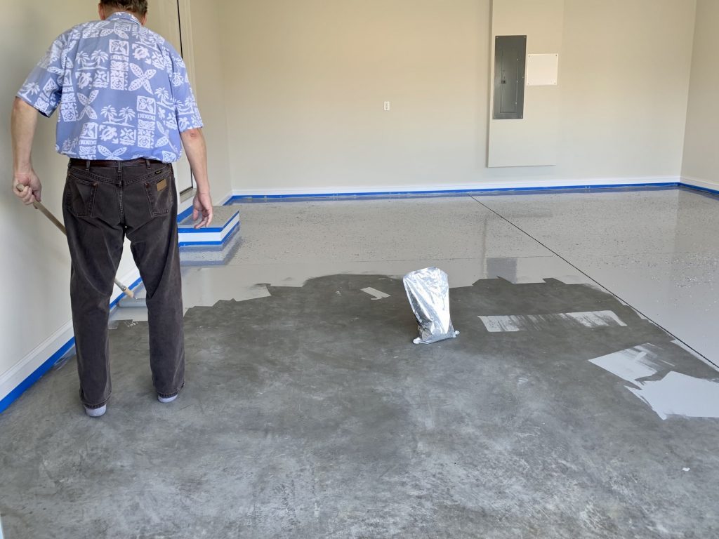 new garage floor coating