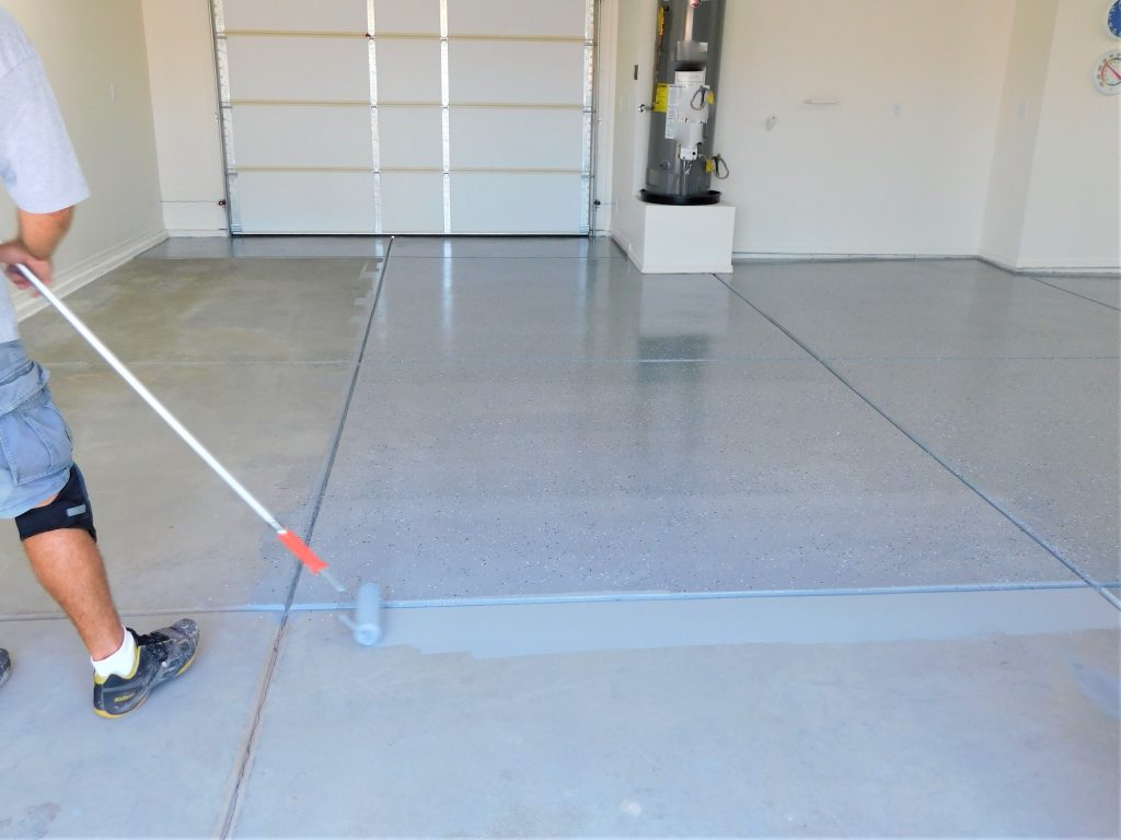 garage floor repair and coating