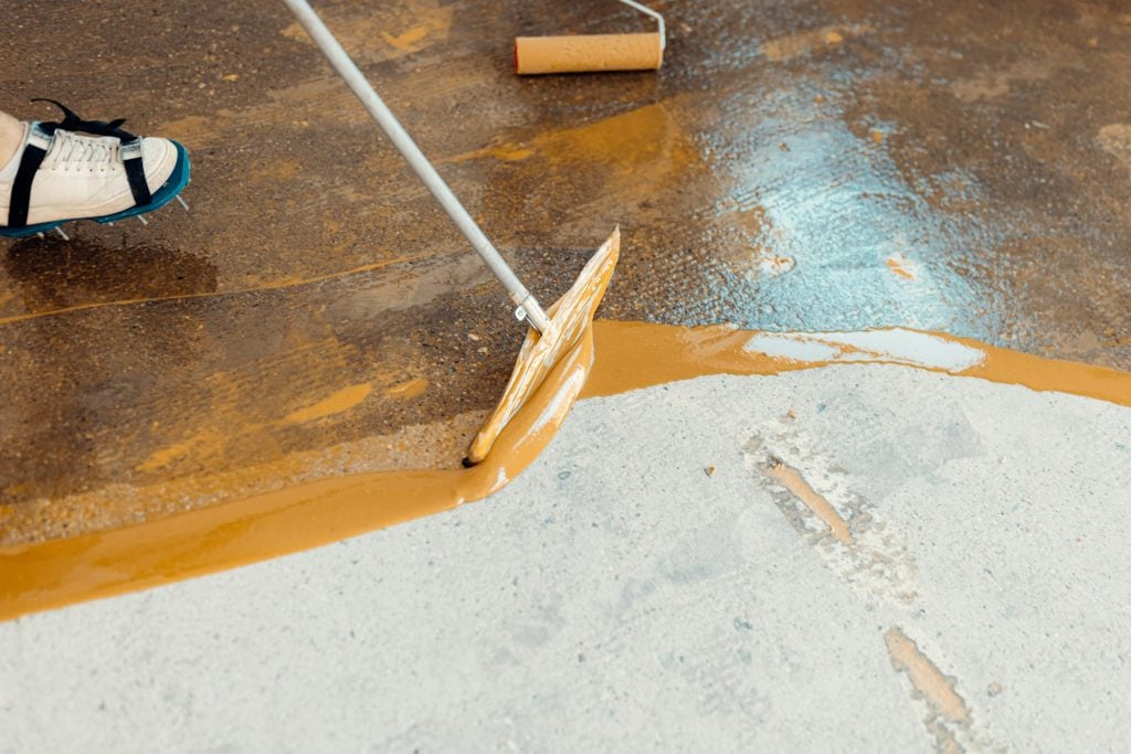 epoxy floor peeling