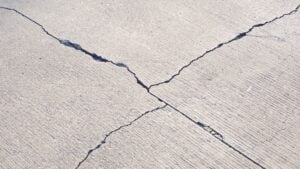 New Hampshire home undergoing Foundation Repair vs Foundation Replacement decision process