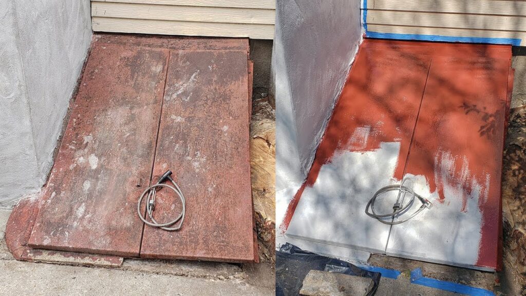 painting of a bulkhead door